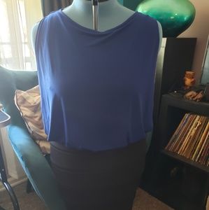 Faux 2 piece dress